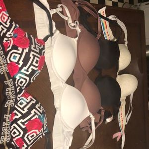 5 Victoria’s Secret padded 32 A bras